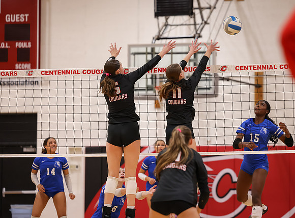 Centennial vs Hopkins Girls Varsity Volleyball 152