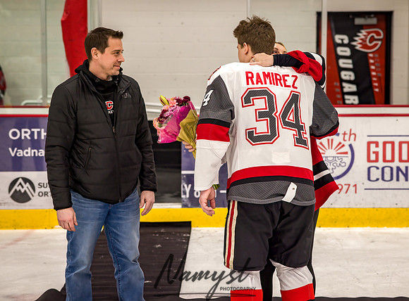 Centennial vs Elk River Varsity Hockey 216
