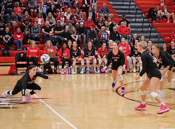 Centennial vs Hopkins Girls Varsity Volleyball 111