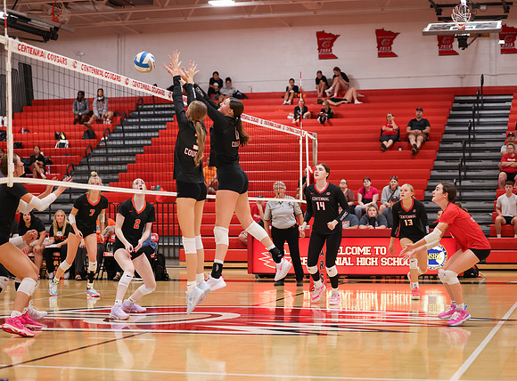 Centennial vs Osseo Girls Varsity Volleyball 233