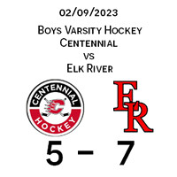 2023 02 10 Centennial vs Elk River Varsity