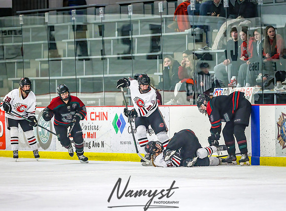 Centennial Spring Lake Park vs Mounds View Irondale Varsity Hockey_369