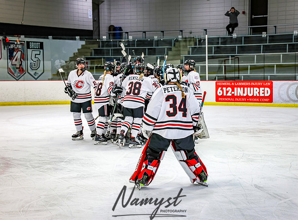 Centennial Spring Lake Park vs NWCR Varsity Hockey_1095