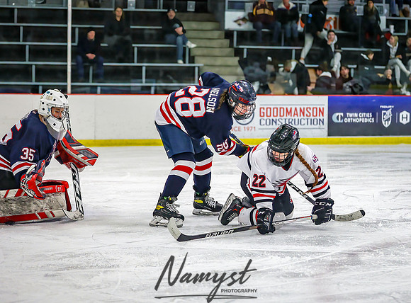 Centennial Spring Lake Park vs NWCR Varsity Hockey_148