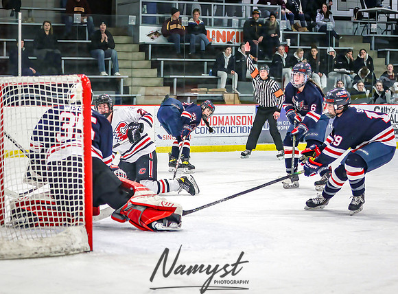 Centennial Spring Lake Park vs NWCR Varsity Hockey_338
