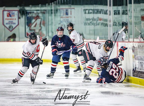 Centennial Spring Lake Park vs NWCR Varsity Hockey_829