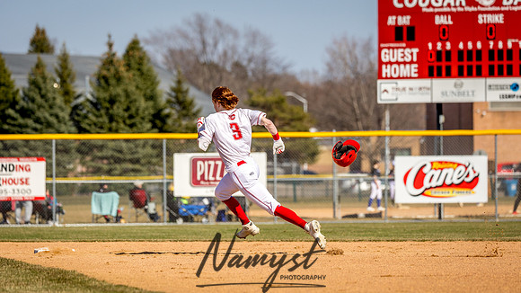 Centennial vs Rogers Varsity Baseball 092