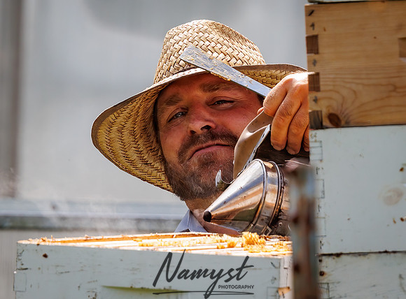 Waldoch Farm Honey Harvest 54