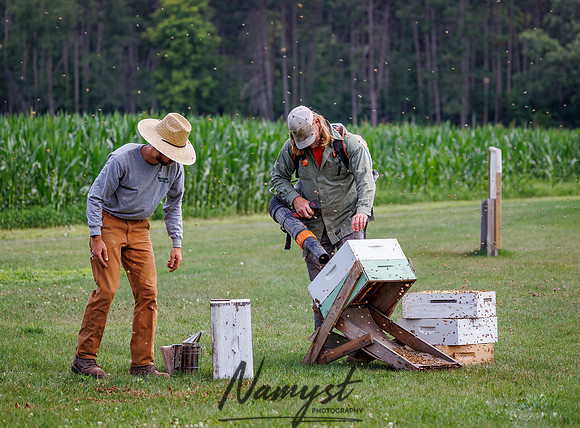 Waldoch Farm Honey Harvest 38