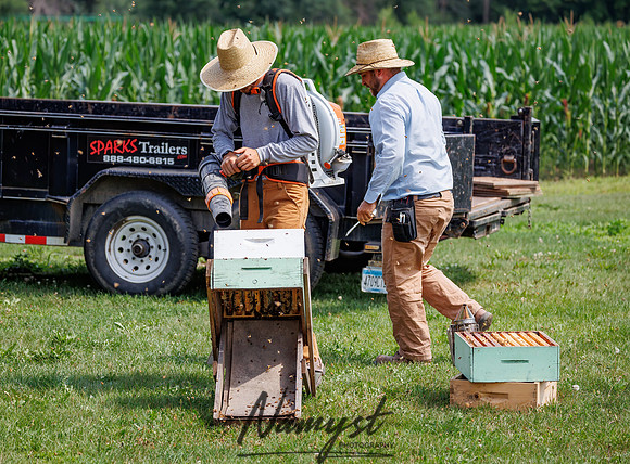 Waldoch Farm Honey Harvest 29