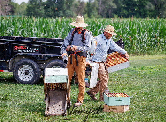 Waldoch Farm Honey Harvest 28