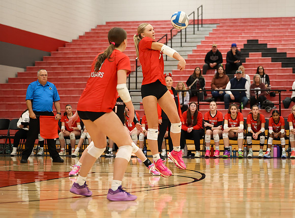Centennial vs Anoka Girls Varsity Volleyball 82