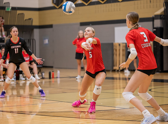 Centennial vs Andover Girls Varsity Volleyball 11