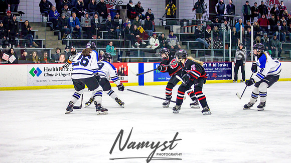 Centennial-Spring Lake Park vs Rogers Girls Varsity Hockey 389