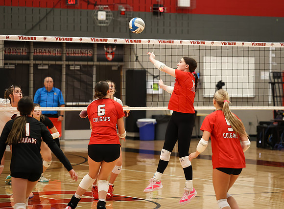 Centennial vs Anoka Girls Varsity Volleyball 203