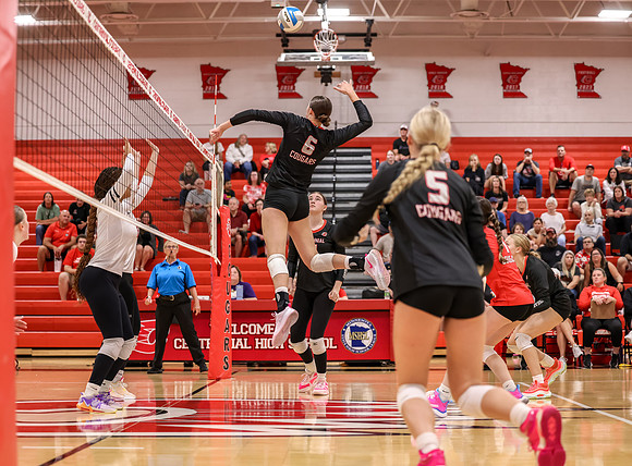 Centennial vs Coon Rapids Girls Varsity Volleyball 33