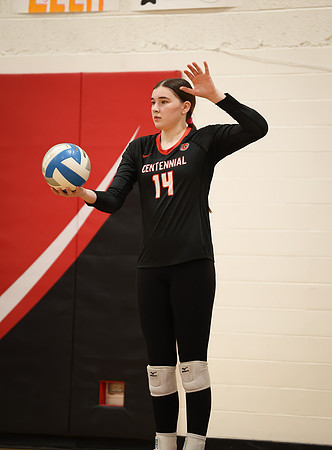 Centennial vs Blaine Girls Varsity Volleyball 57