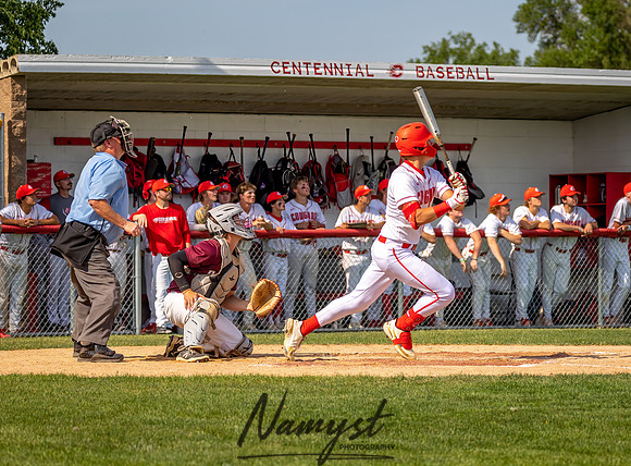 Centennial vs Forest Lake Varsity Baseball 91
