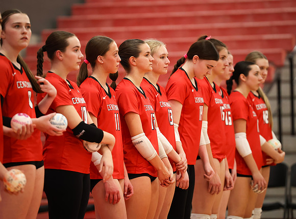 Centennial vs Anoka Girls Varsity Volleyball 29