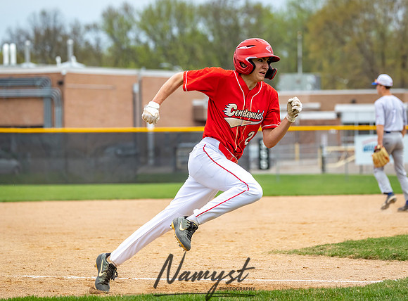 Centennial vs Spring Lake Park B Squad Baseball 180