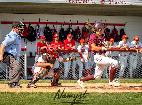 Centennial vs Forest Lake Varsity Baseball 82