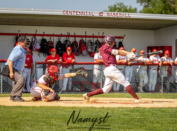 Centennial vs Forest Lake Varsity Baseball 123