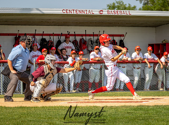 Centennial vs Forest Lake Varsity Baseball 46