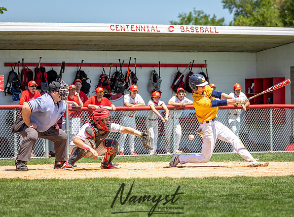 Centennial vs Mahtomedi Varsity Baseball 218