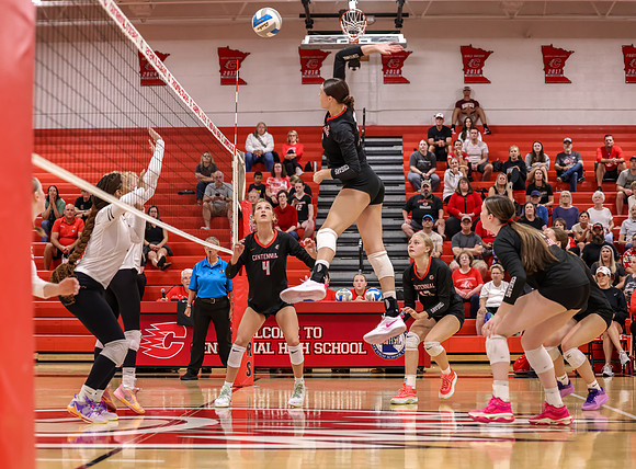 Centennial vs Coon Rapids Girls Varsity Volleyball 20