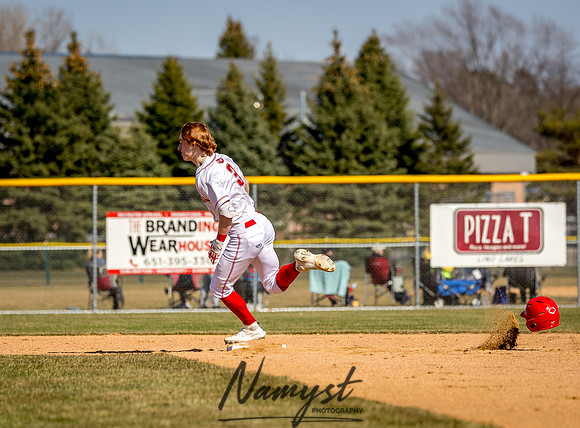 Centennial vs Rogers Varsity Baseball 094