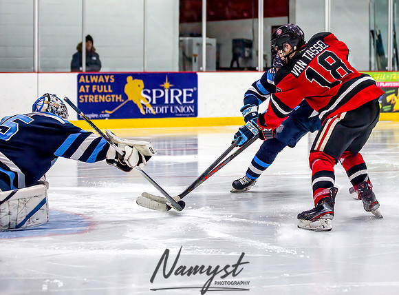 Centennial vs Blaine Varsity Hockey 469