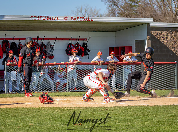 Centennial vs Elk River Varsity Baseball 112