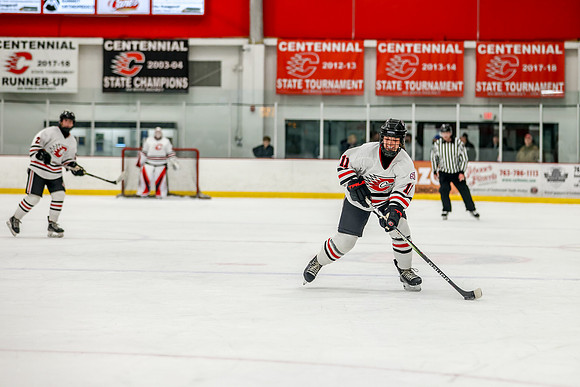 Centennial vs Roger JV Hockey 196
