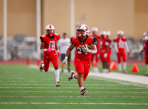 Centennial vs STMA JV Football 149