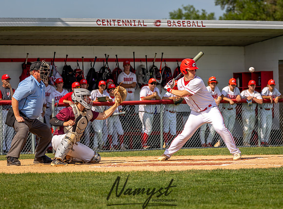Centennial vs Forest Lake Varsity Baseball 70