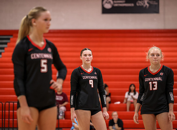 Centennial vs Mounds View Girls Varsity Volleyball 32