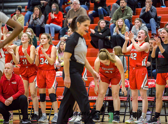 Centennial vs Coon Rapids Girls Varsity Basketball 185