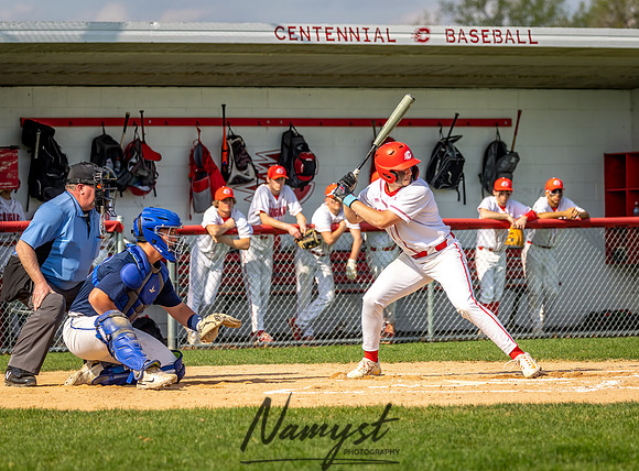 Centennial vs St. Thomas Academy JV Baseball 41
