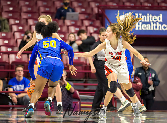Centennial vs STMA Girls Basketball - State Tournament 252