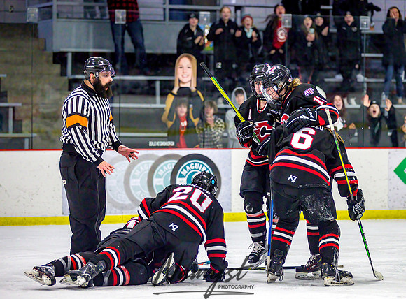 Centennial-Spring Lake Park vs Rogers Girls Varsity Hockey 364