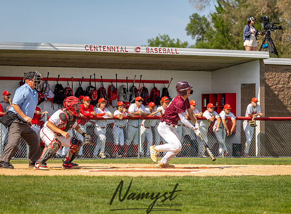 Centennial vs Forest Lake Varsity Baseball 39