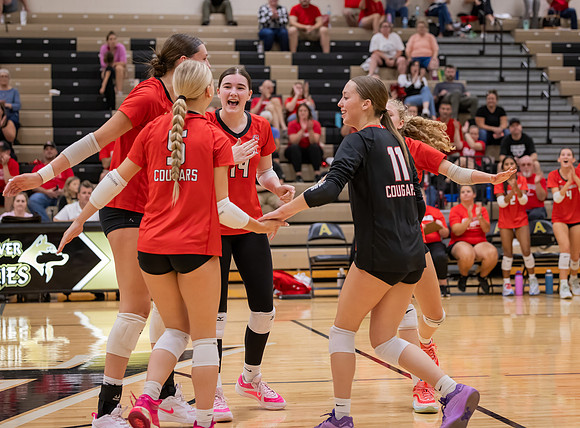 Centennial vs Andover Girls Varsity Volleyball 58
