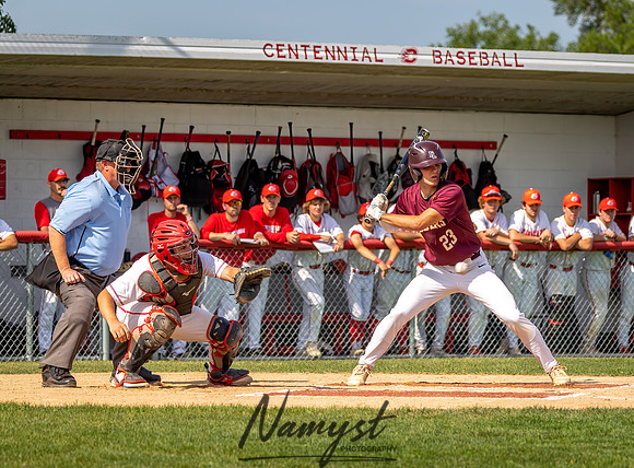 Centennial vs Forest Lake Varsity Baseball 35