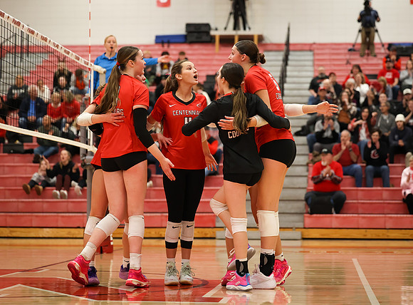 Centennial vs Anoka Girls Varsity Volleyball 227