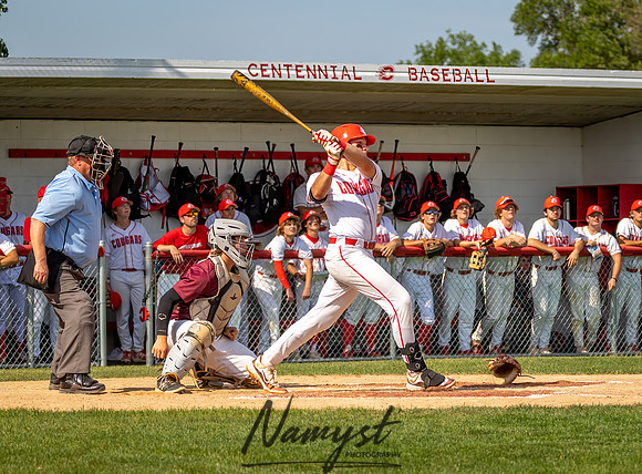 Centennial vs Forest Lake Varsity Baseball 68