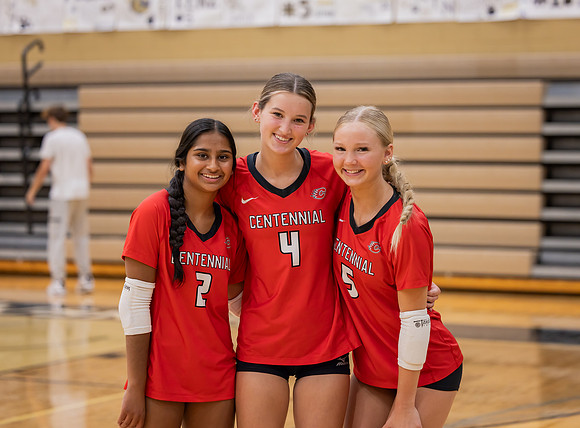 Centennial vs Andover Girls Varsity Volleyball 2