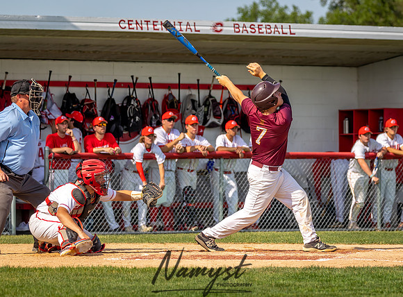 Centennial vs Forest Lake Varsity Baseball 77