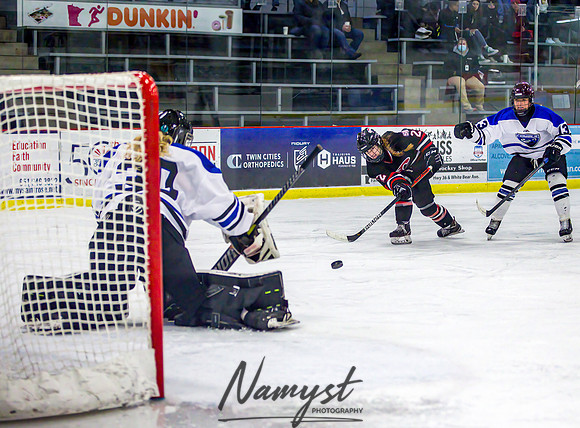 Centennial-Spring Lake Park vs Rogers Girls Varsity Hockey 234