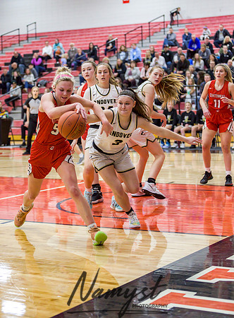 Centennial vs Andover Girls Varsity Basketball 061