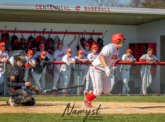 Centennial vs Elk River Varsity Baseball 89